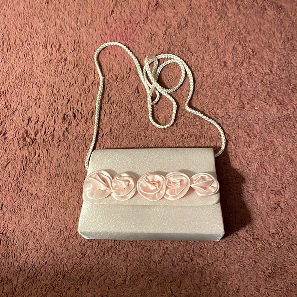 Light pink evening bag